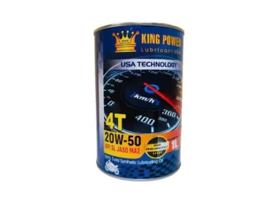 Dầu nhớt King Power 4T SAE 20W-50 API SL JASO MA2 (1L)
