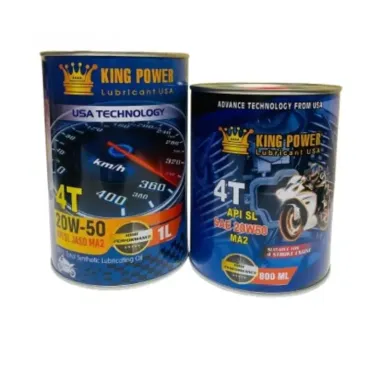 Dầu nhớt King Power 4T SAE 20W-50 API SL JASO MA2 (1L)
