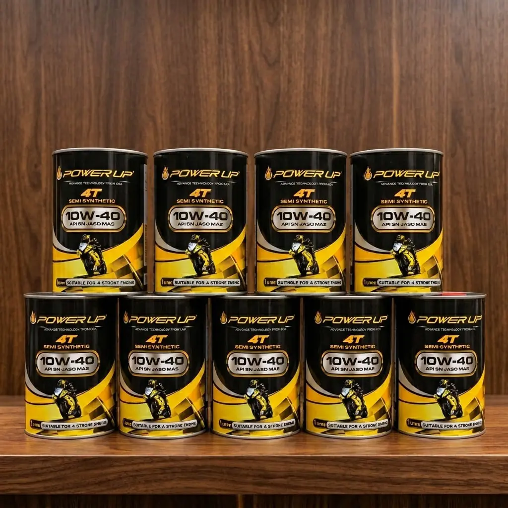 Dầu nhớt xe số Power Up 4T Semi Synthetic SAE 10W-40